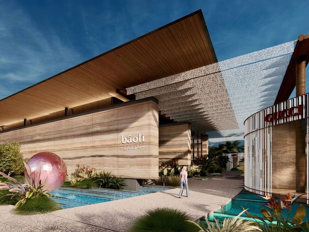 Bâoli Dubai entrance at J1 Beach
