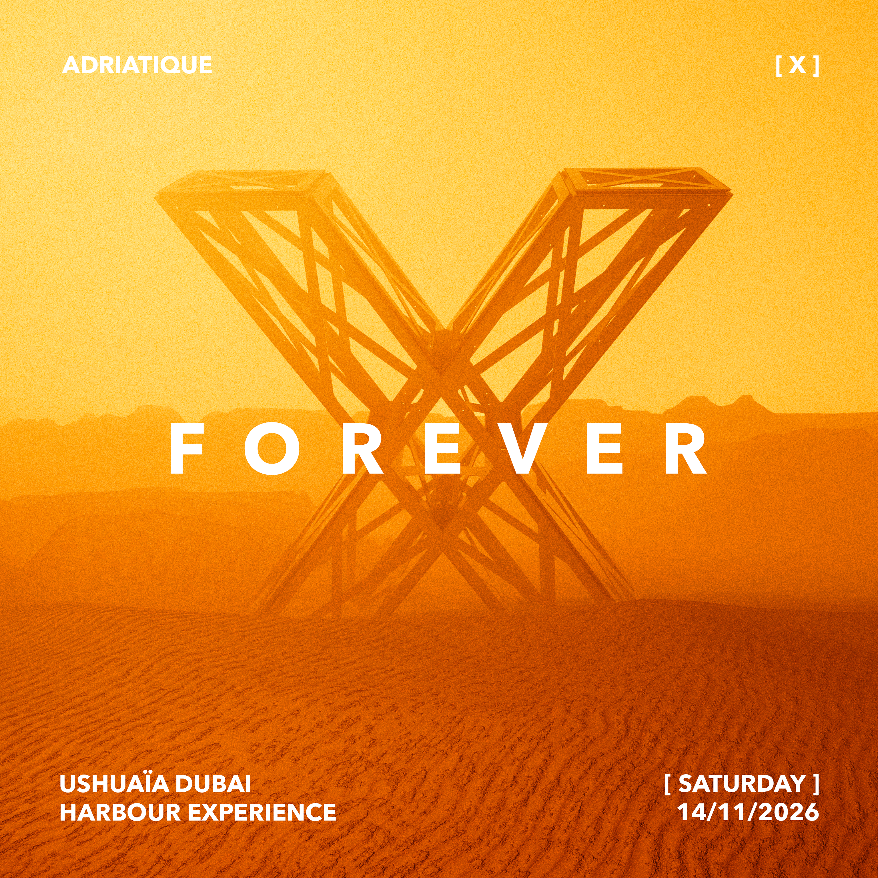 Adriatique present X official poster