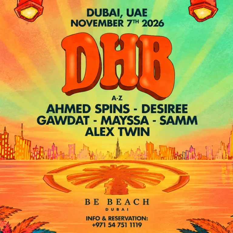 DHB at Be Beach official poster