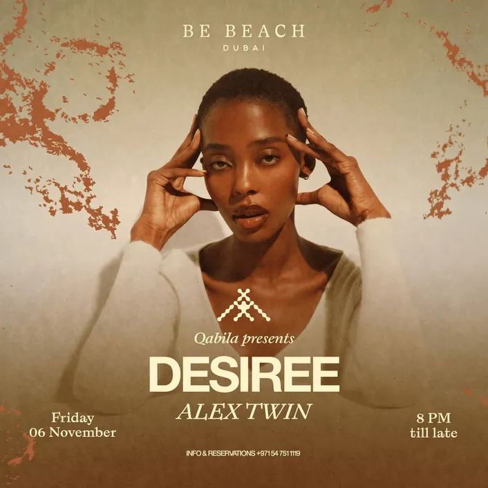 Desiree at Be Beach official poster