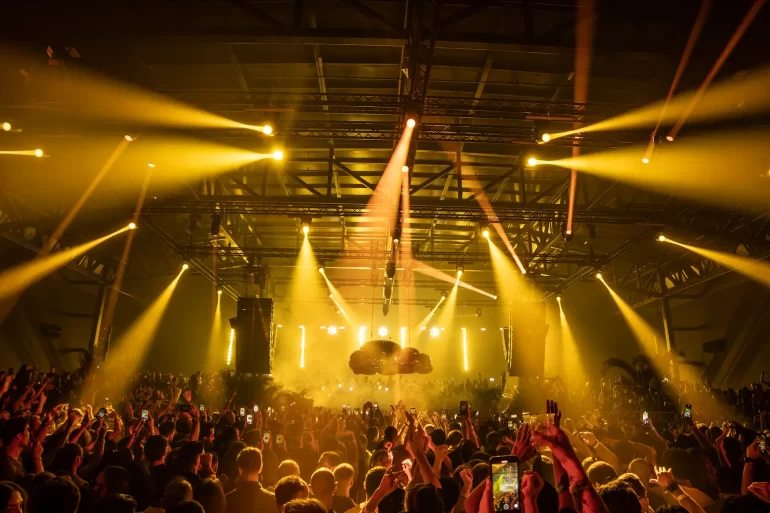 The HIVE dance floor during an earlier night