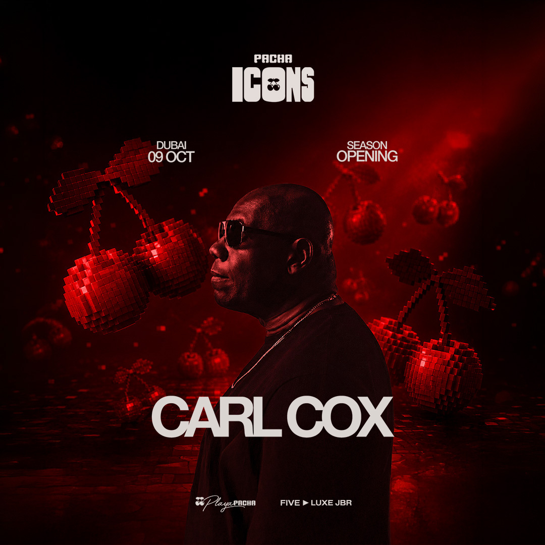 CARL COX | SEASON OPENING – PACHA ICONS official artwork